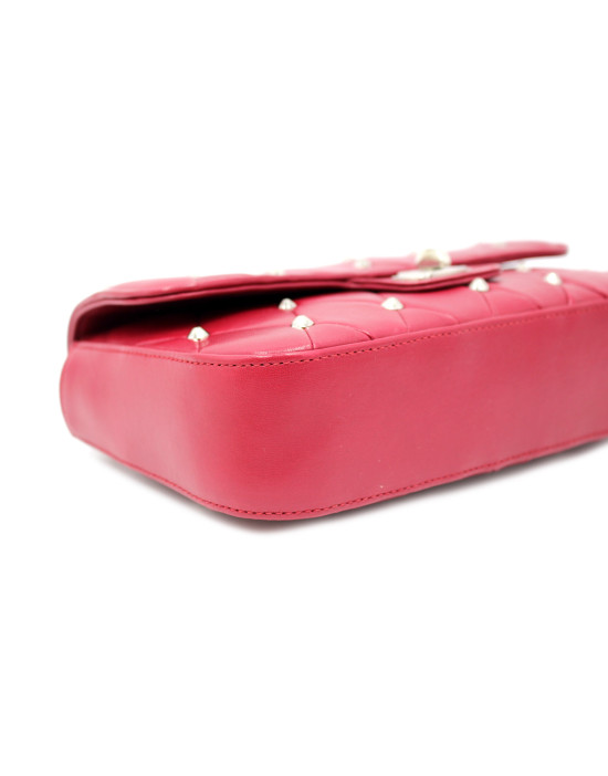 Miu Miu Tracolla Nappa Magenta Borchie