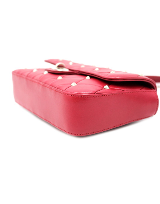 Miu Miu Tracolla Nappa Magenta Borchie