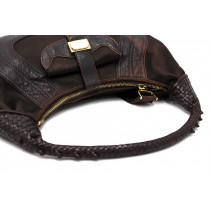 Fendi Spy Tela Marrone