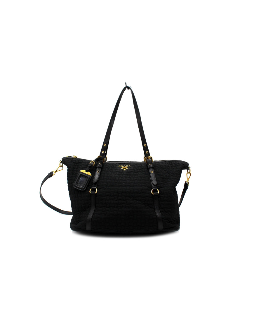 Prada Tote Bag Tela Nera