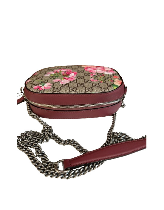 Gucci Camera Bag Blooms GG Supreme Beige