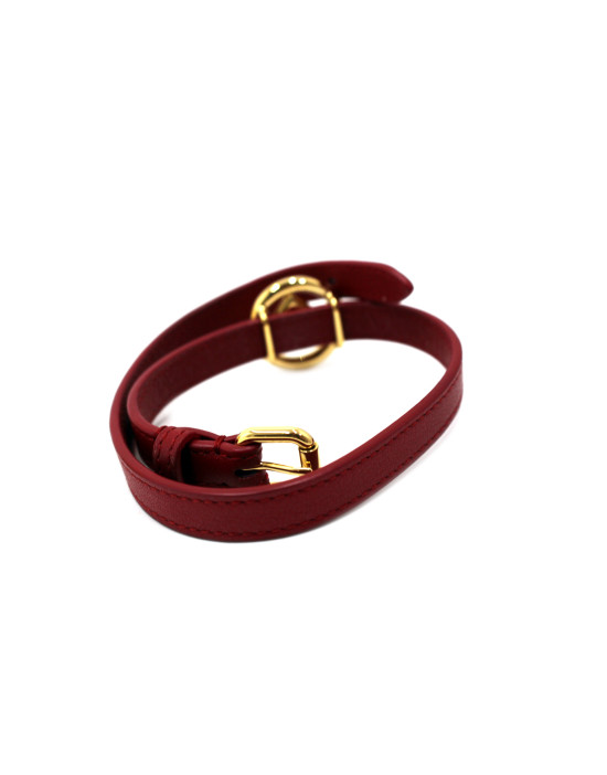 Fendi Bracciale Pelle Fragola
