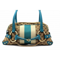 Gucci Bauletto Horsebit GG Beige