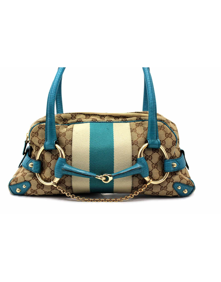 Gucci Bauletto Horsebit GG Beige