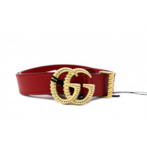 Gucci Cintura Pelle Rossa