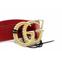 Gucci Cintura Pelle Rossa