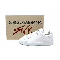 Dolce & Gabbana Sneakers Pelle Bianca