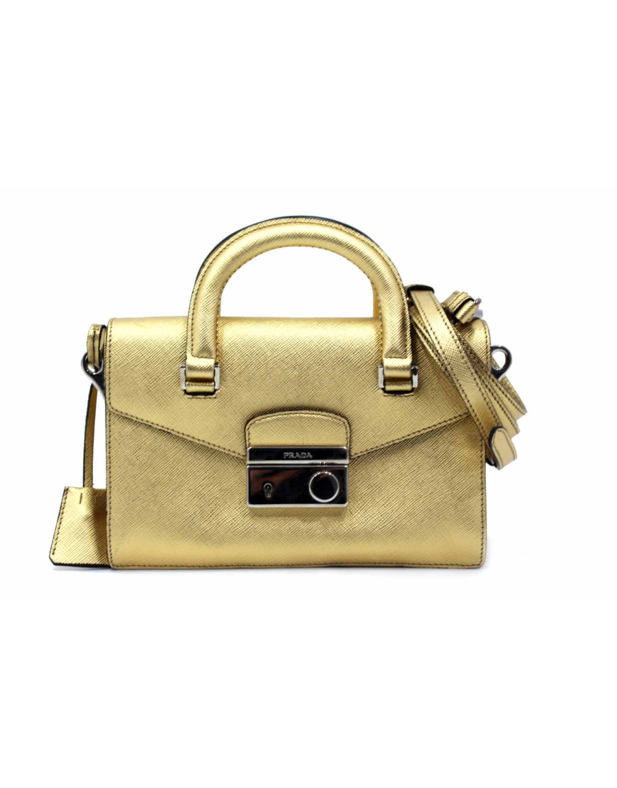 Prada Saffiano Pelle Oro