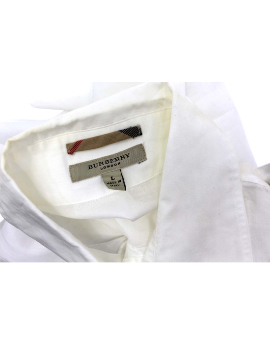 Burberry Camicia Cotone Bianca