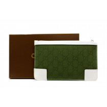 Gucci Portadocumenti Vintage Tela Verde