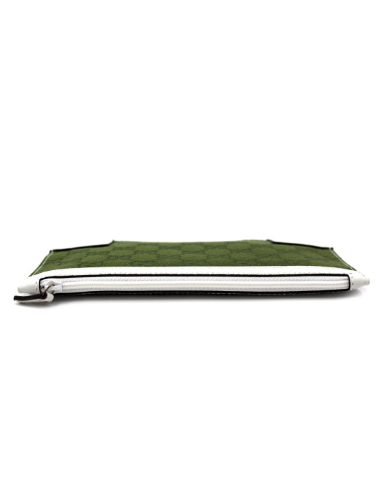 Gucci Portadocumenti Vintage Tela Verde