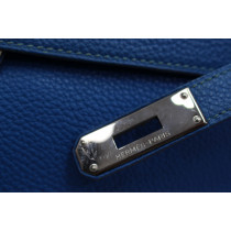 Hermes Kelly 35 Pelle Blu