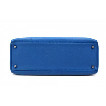 Hermes Kelly 35 Pelle Blu