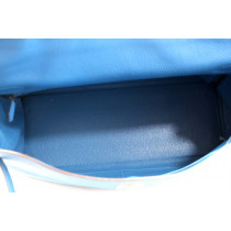 Hermes Kelly 35 Pelle Blu