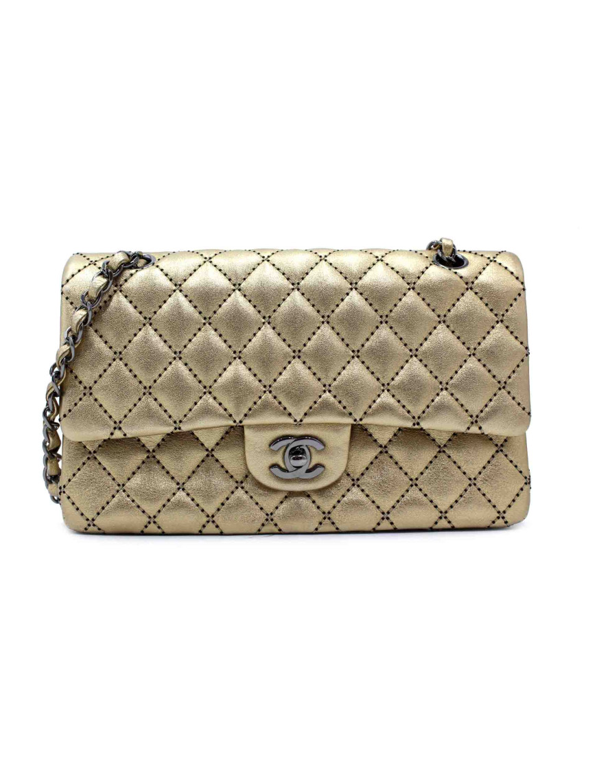 Chanel Shopping Pelle Dorata