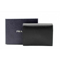 Prada Portafoglio Pelle Nera