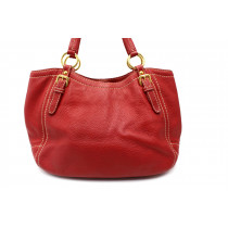 Prada Shopping Pelle Rossa