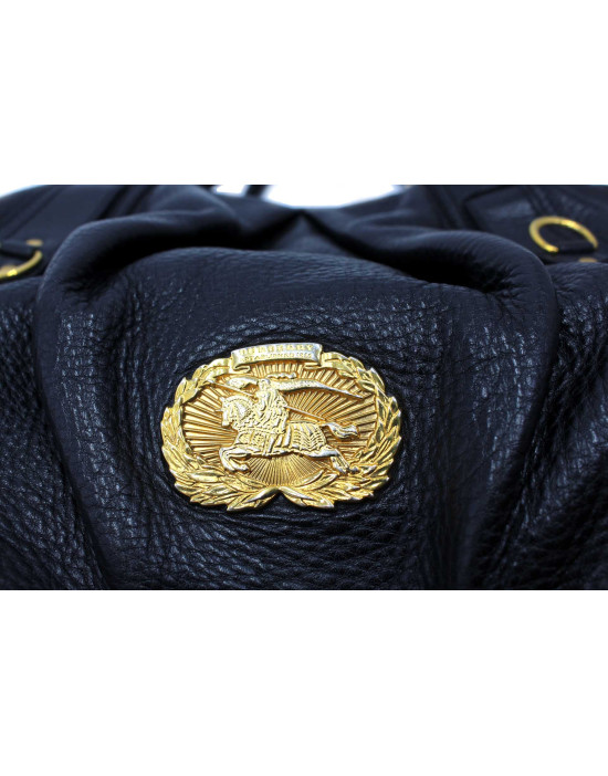 Burberry Shopping Pelle Nera