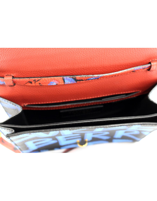 Burberry Graffiti Banner Rotes und Blaues Leder