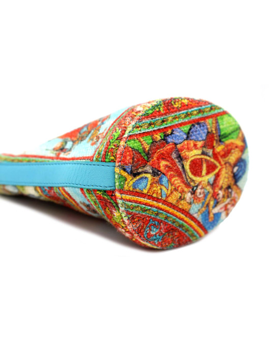 Dolce & Gabbana Secchiello Mini Tela Multicolor