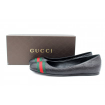 Gucci Ballerine Pelle Guccissima Nera