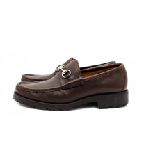 Gucci Mocassino Pelle Marrone