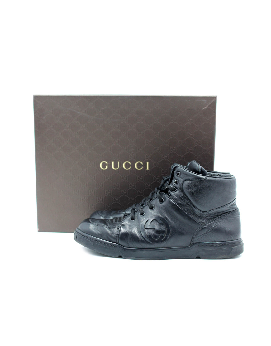 Gucci Sneakers Pelle Nera