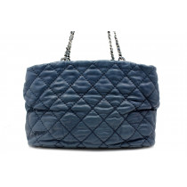 Chanel Shopping Pelle Blu Cobalto