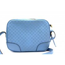 Gucci Bree Tracolla Pelle Azzurra