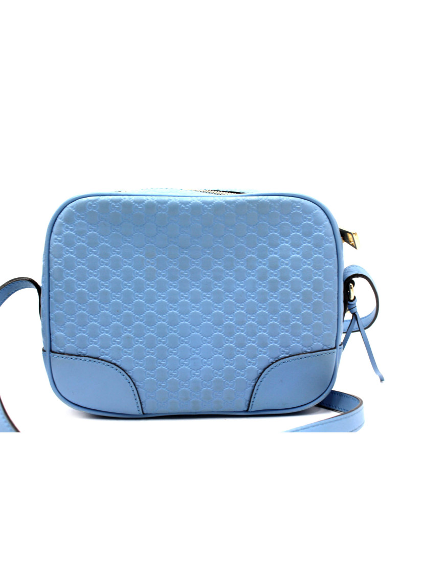 Gucci Bree Tracolla Pelle Azzurra