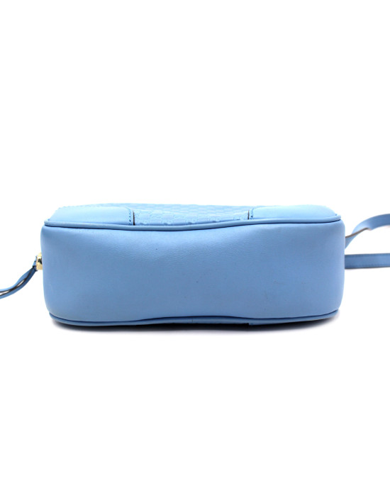 Gucci Bree Tracolla Pelle Azzurra