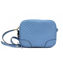 Gucci Bree Tracolla Pelle Azzurra