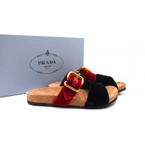 Prada Ciabatta Blu e Rossa