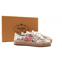 Prada Espadrillas Pelle Multicolor