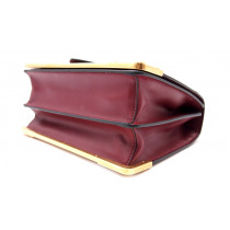 Prada Cahier Pelle Saffiano Bordeaux