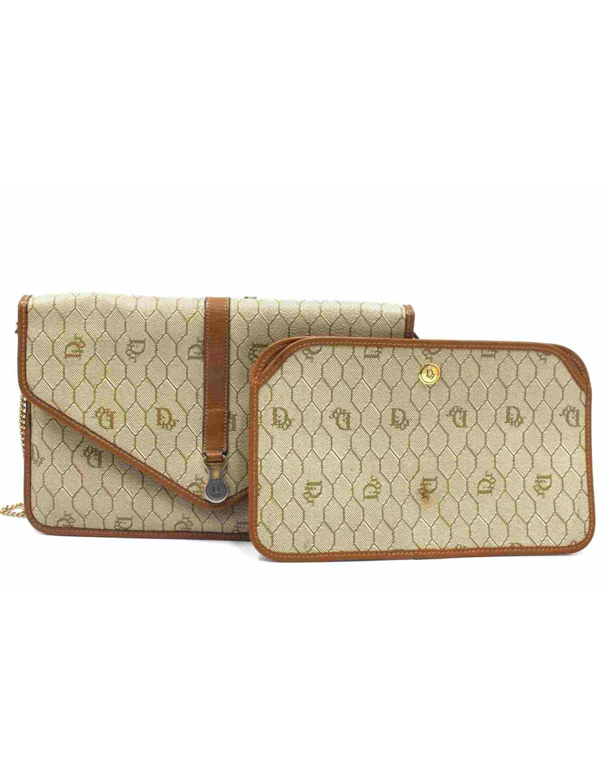 Dior Pochette Tela Beige