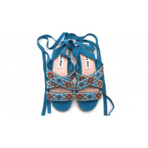 Miu Miu Espadrillas Azzurre