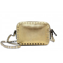 Valentino Camera Bag Metallic Pelle Oro