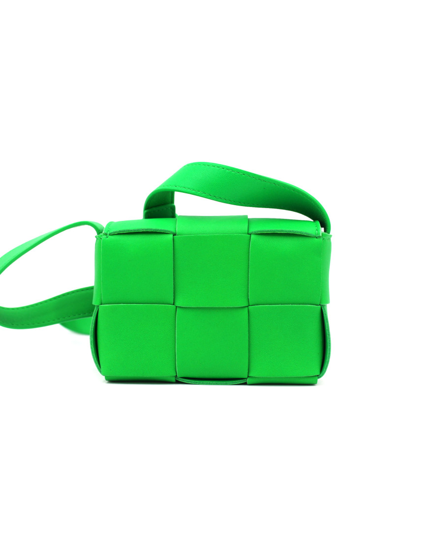 Bottega Veneta Candy Cassette Pelle Verde