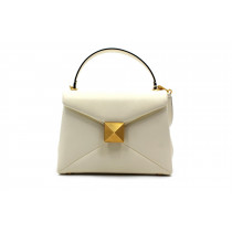 Valentino One Stud Pelle Avorio