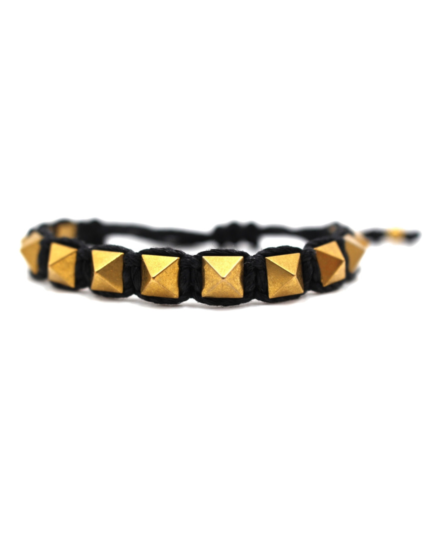 Valentino Bracciale Nero e Oro