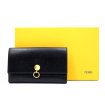 Fendi Portafoglio Pelle Nera