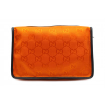 Gucci Toiletry Bag Tela Arancio