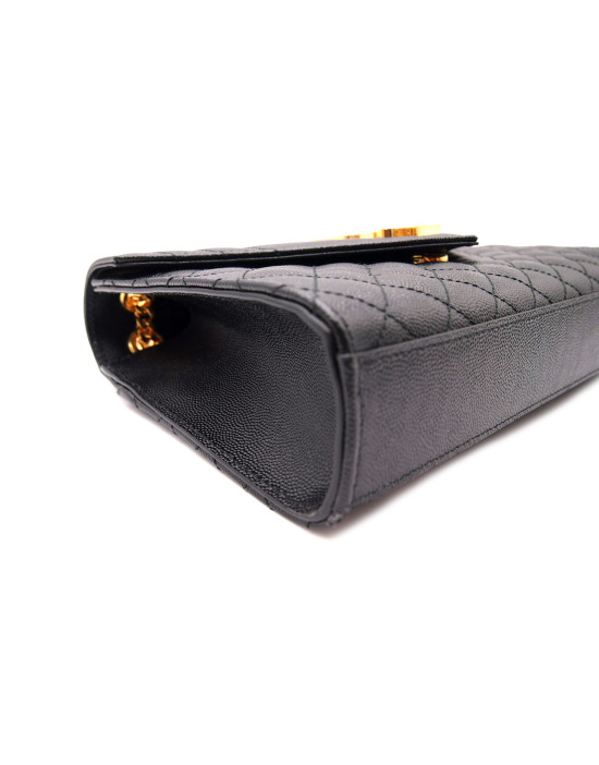 Saint Laurent Envelope Media Pelle Nera