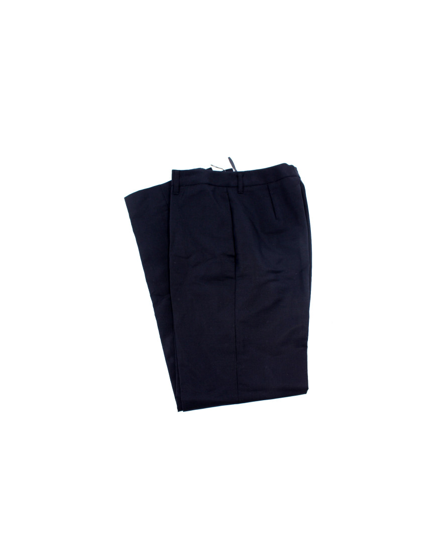 Prada Pantalone Lino Blu