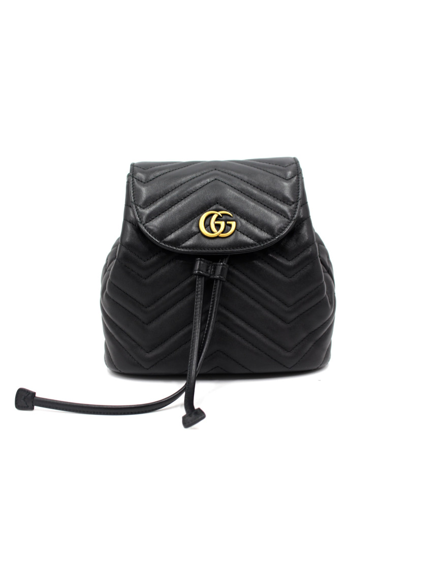 Gucci Zaino Marmont Pelle Nero