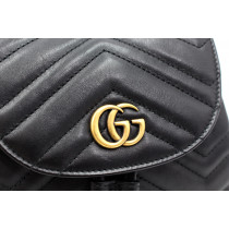 Gucci Zaino Marmont Pelle Nero