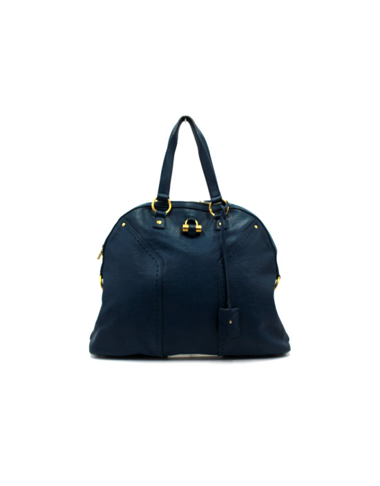 Saint Laurent Muse Pelle Blu Ottanio