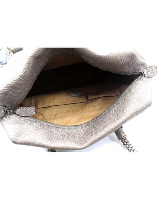 Fendi Shopping Pelle Grigia