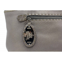 Fendi Shopping Pelle Grigia